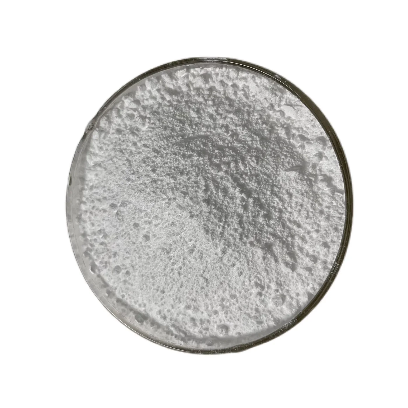 Close-up of a fine white amino-acid powder used in the formula